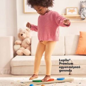 lupilu® Prémium fa egyensúlyozó gerenda – 9 részes